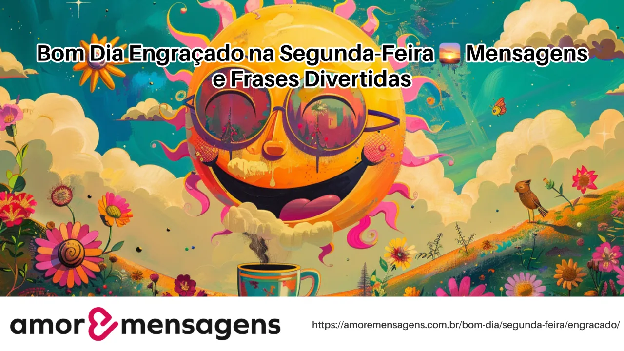 Bom Dia Engraçado na Segunda-Feira 🌅 Mensagens e Frases Divertidas