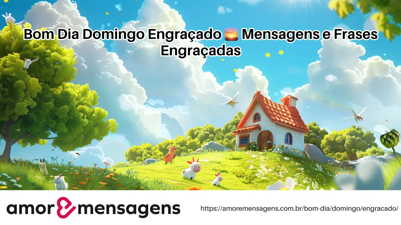 Bom Dia Domingo Engraçado 🌅 Mensagens e Frases Engraçadas